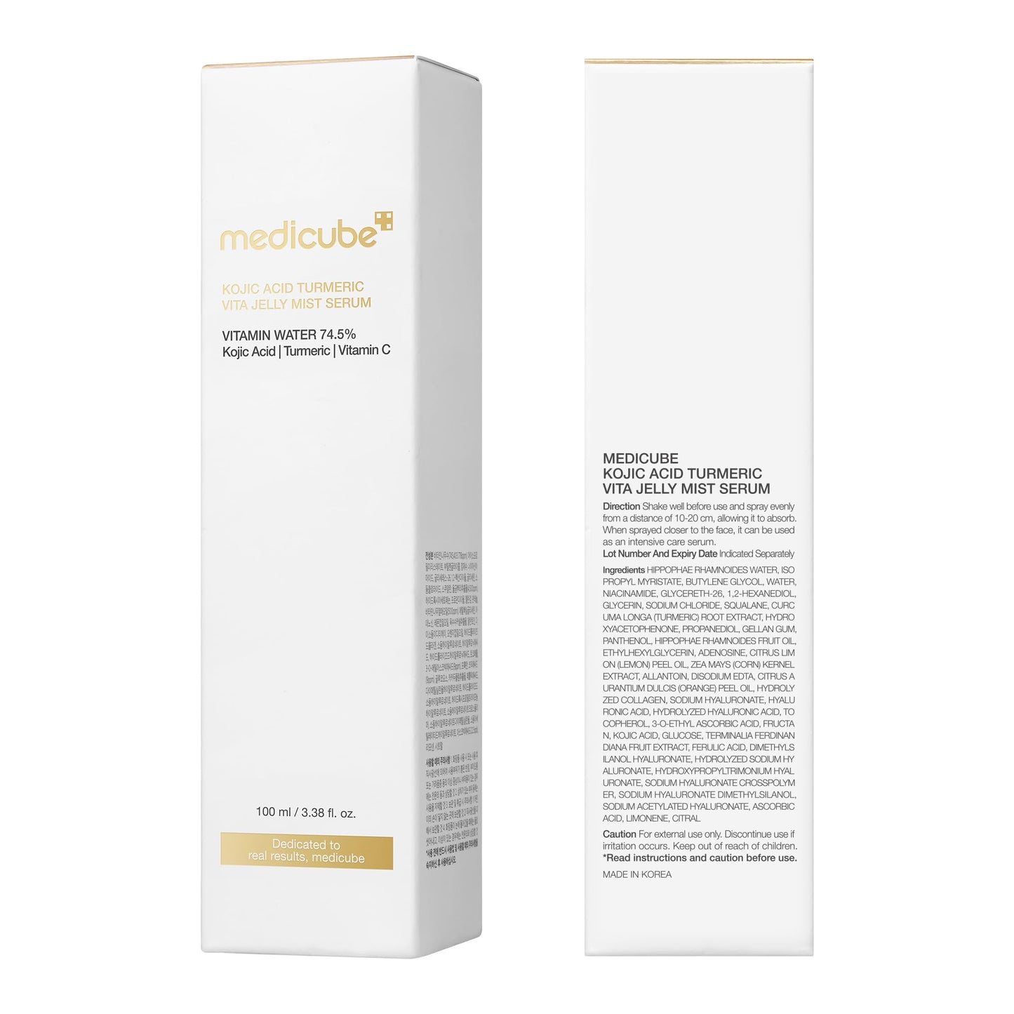 medicube Jelly Mist Serum with Kojic Acid Turmeric | 2-in-1 Facial Spray & Serum