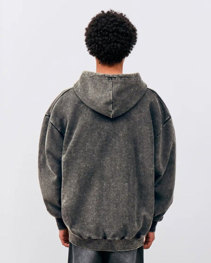 Heavyweight Vintage Zip-Up Hoodie