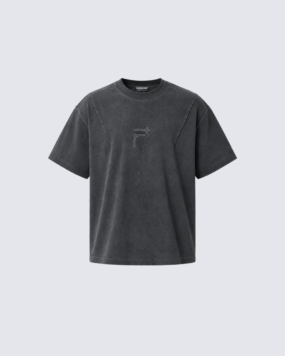 Vintage Distressed Wash Graphic Stitch T-Shirt