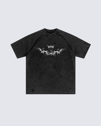 Vintage Bleach Washed Tribal Wing T-shirt
