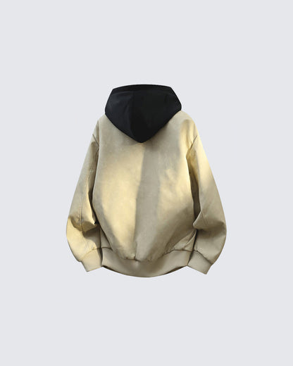 Loose Casual Streetwear with Hoodie