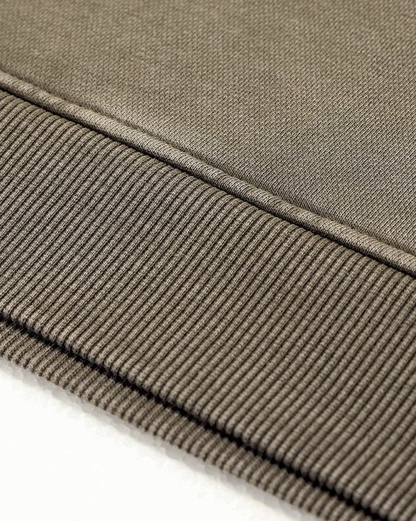 Washed Split-Panel Frayed Hoodie