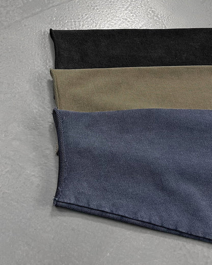Washed Split-Panel Frayed Hoodie