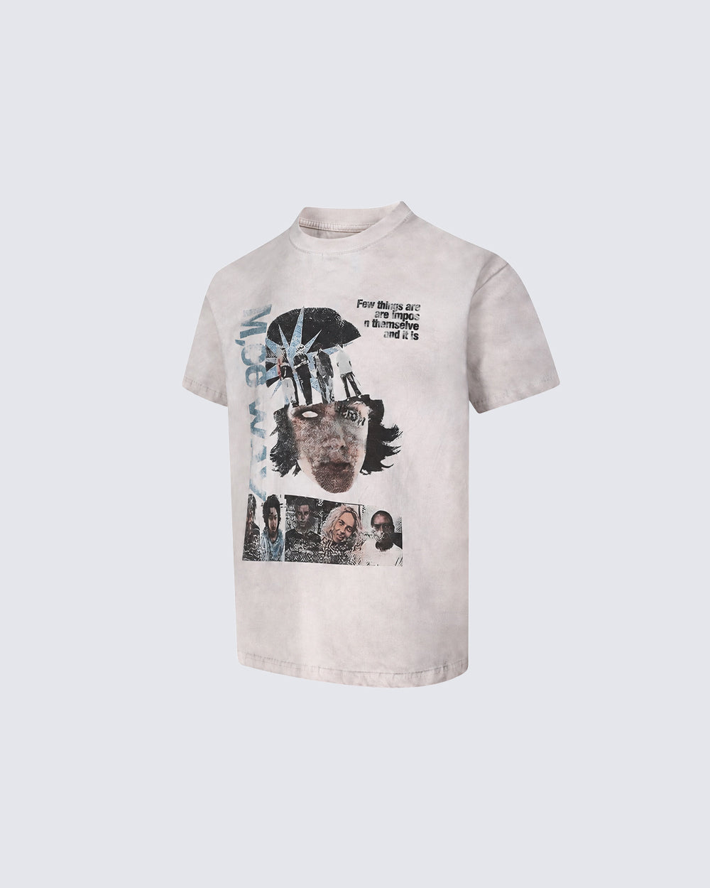 Wasteland Washed Dirty-Dyed T-Shirt New