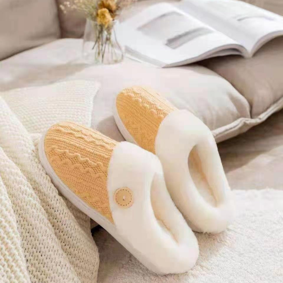 Slippers Confinement Shoes, Cotton Slippers  European Size Wool Slippers