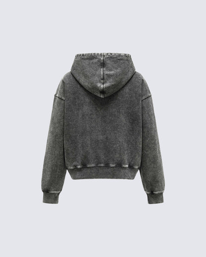 Heavyweight Vintage Zip-Up Hoodie