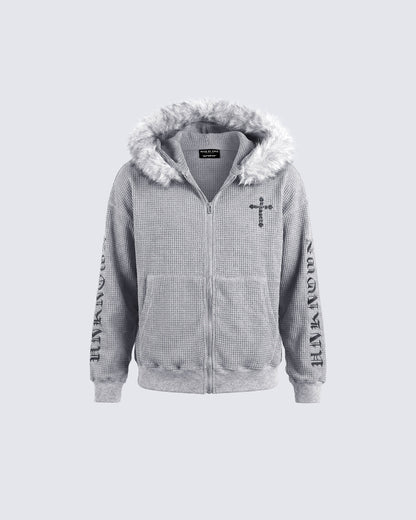 Vintage Embroidered Hoodie