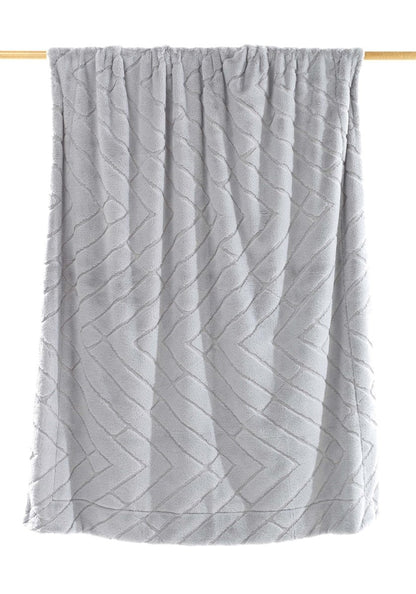 The Cozy Mora Kaplan Interior Luxury Soft Fox Faux Fur Throw Blanke
