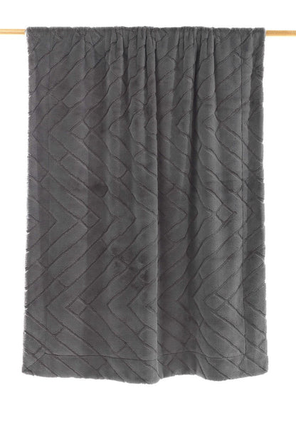 The Cozy Mora Kaplan Interior Luxury Soft Fox Faux Fur Throw Blanke