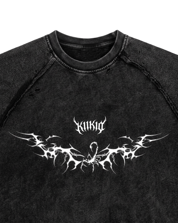 Vintage Bleach Washed Tribal Wing T-shirt