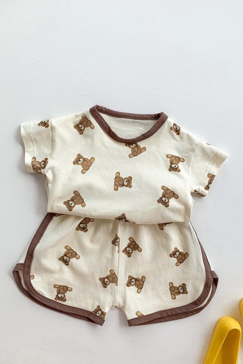 Bear 2 Piece T-Shirt & Shorts Set
