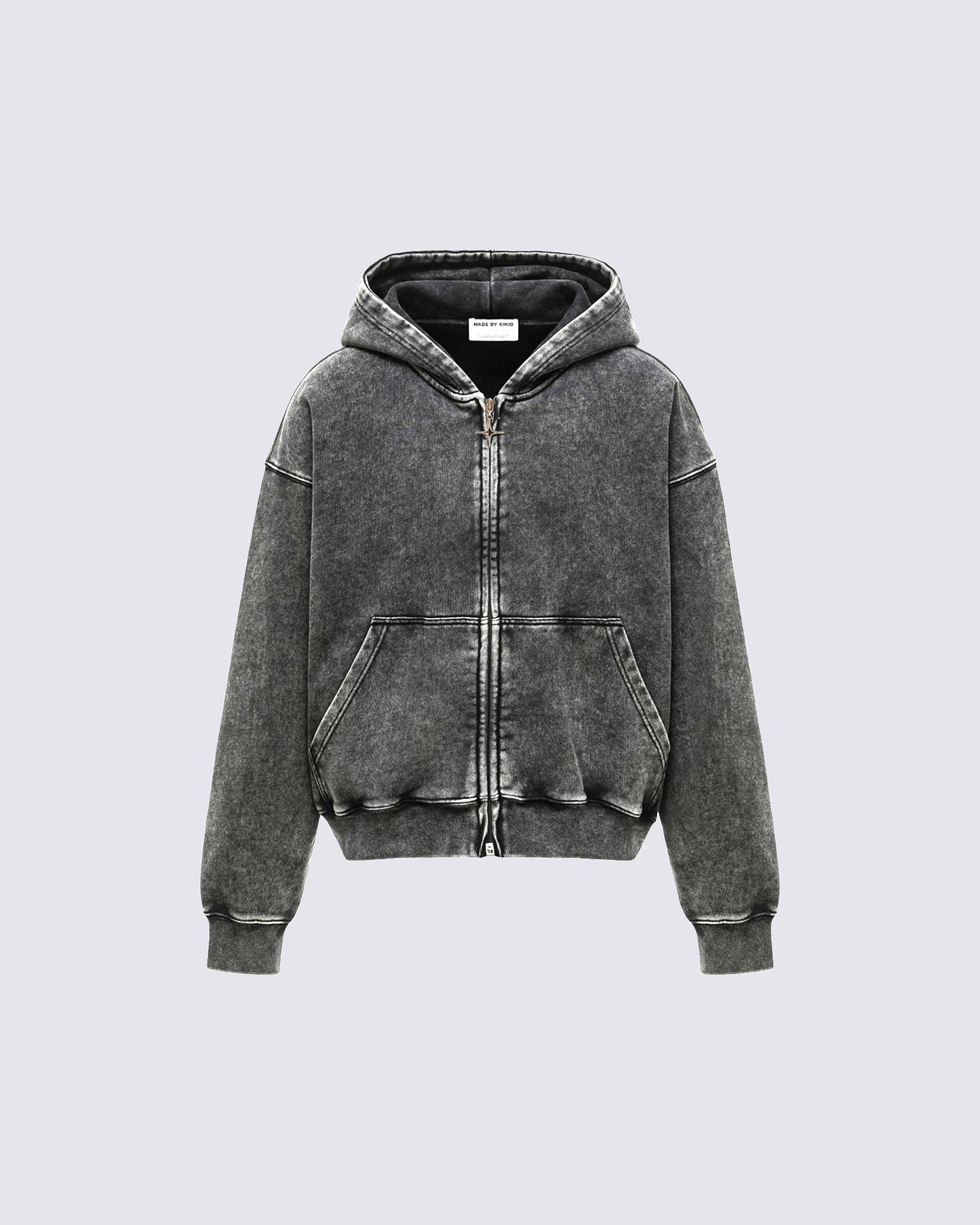 Heavyweight Vintage Zip-Up Hoodie