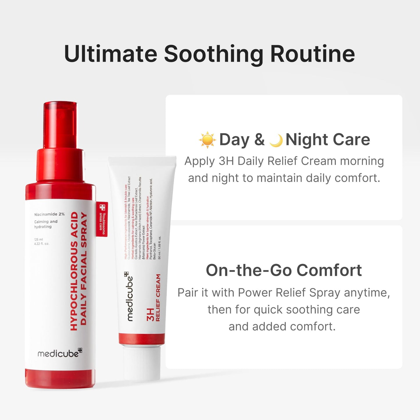 Medicube 3H Daily Relief Cream — Lightweight Hydration for All Skin Types