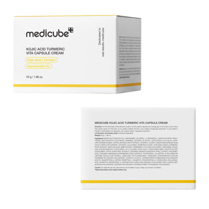 Medicube Capsule Cream with Kojic Acid & Turmeric — Even Tone & Radiance, 1.86 oz