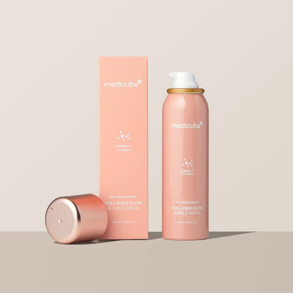 Medicube Collagen Glow Bubble Serum – Fast-Absorbing Bubble Serum for 24h Glow & Lift | Korean Skincare (3.38 fl oz)
