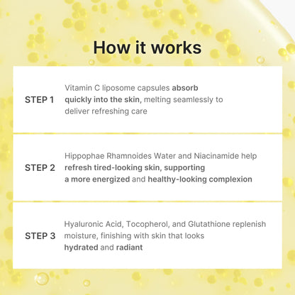 Medicube Deep Vitamin C Capsule Serum | Hydrating Vitamin C Serum for Dull & Uneven Skin | Liposome Capsule Technology | Korean Skincare 1.01 fl oz