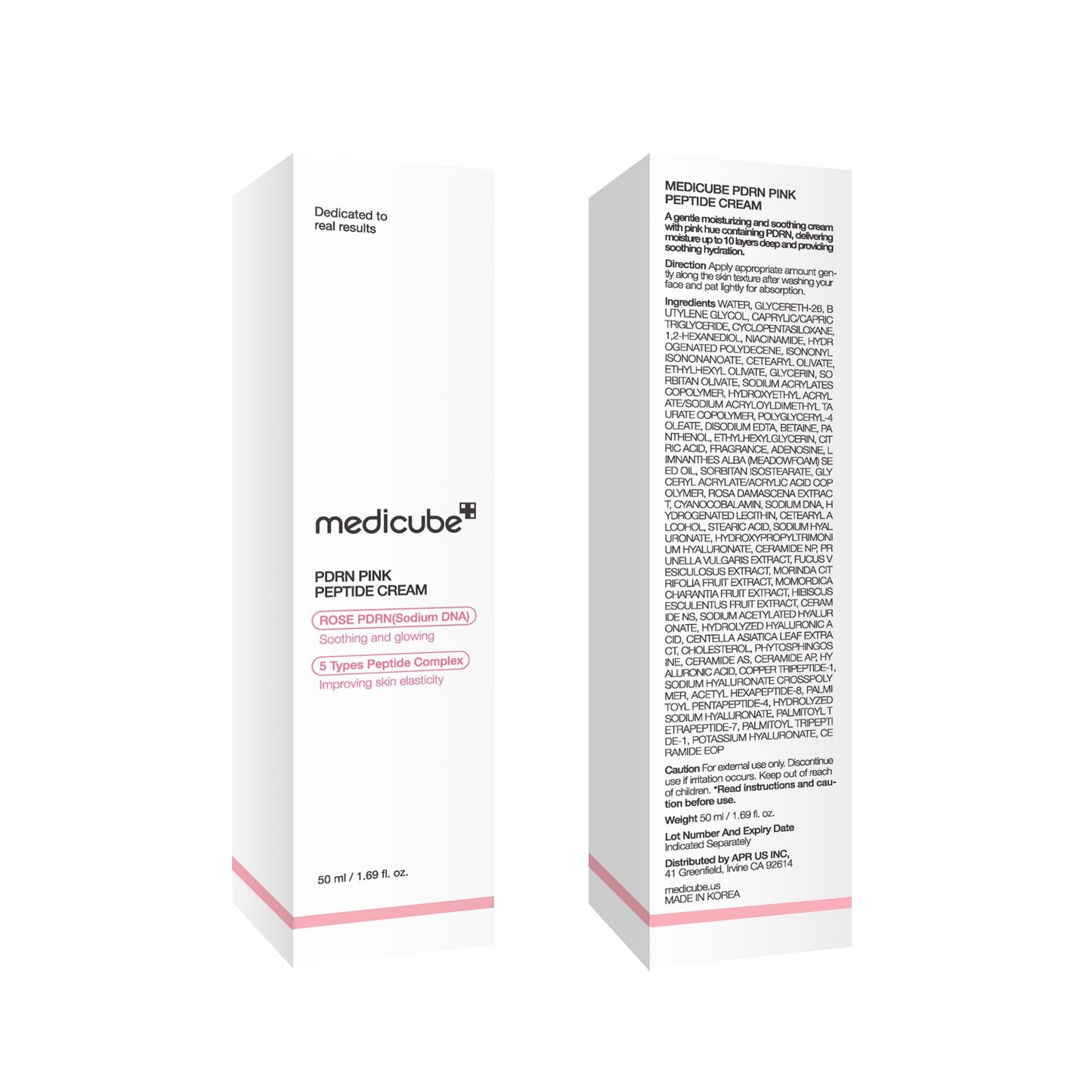 Medicube PDRN Pink Hyaluronic Moisturizing Cream | Hydration, Glow & Barrier Support | 50ml