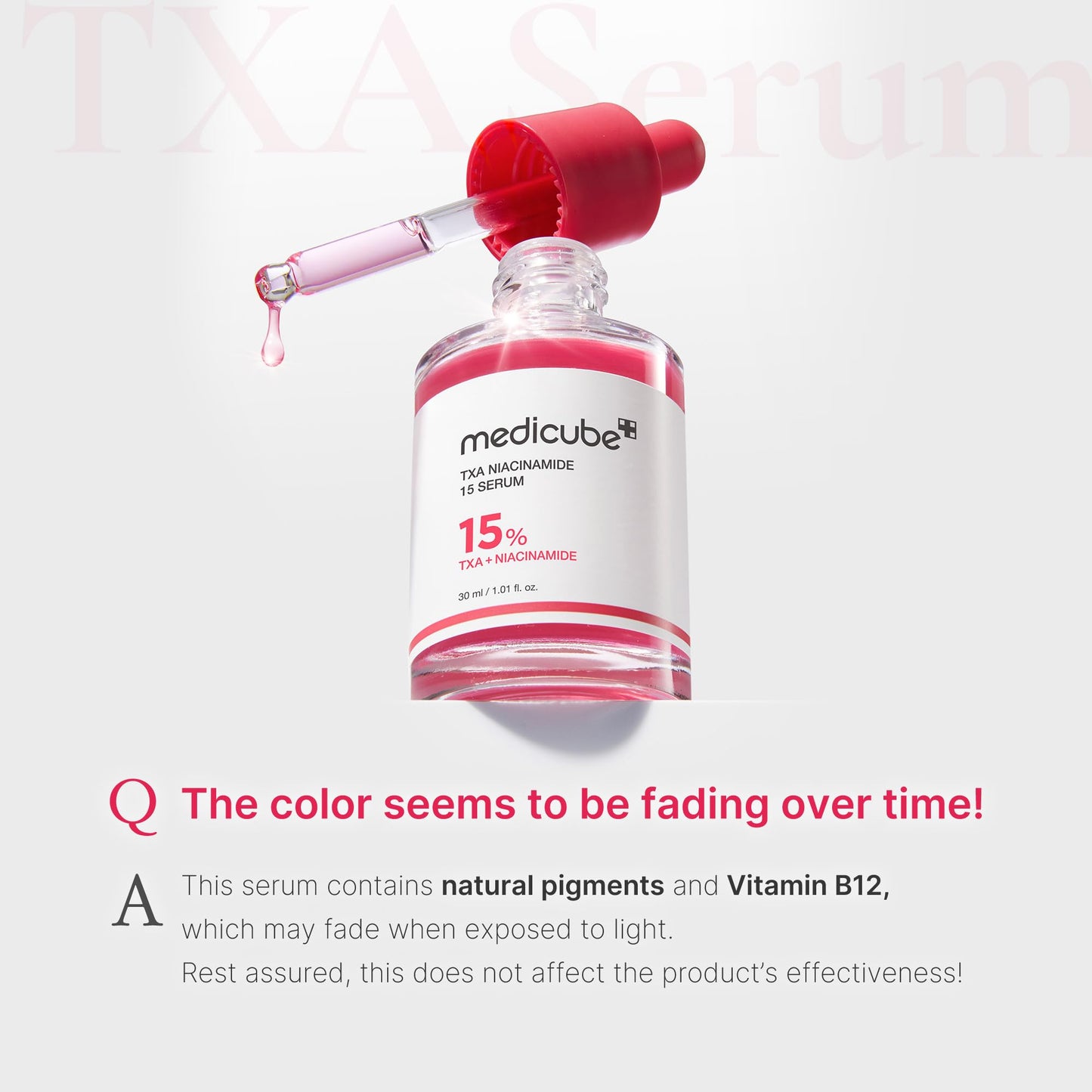 medicube TXA+Niacinamide 15% Glow Serum | After-Spot Care, Even Tone & Hydration | 1.01 fl oz