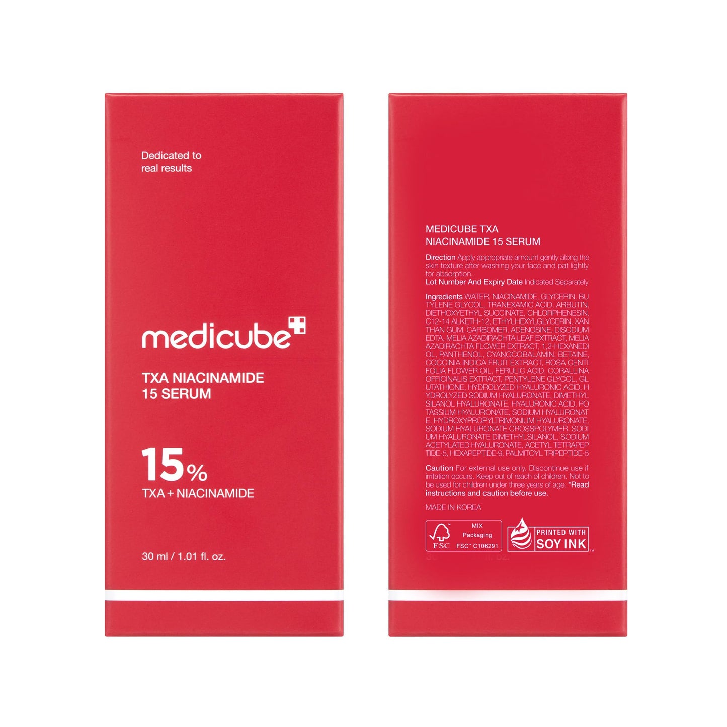 medicube TXA+Niacinamide 15% Glow Serum | After-Spot Care, Even Tone & Hydration | 1.01 fl oz